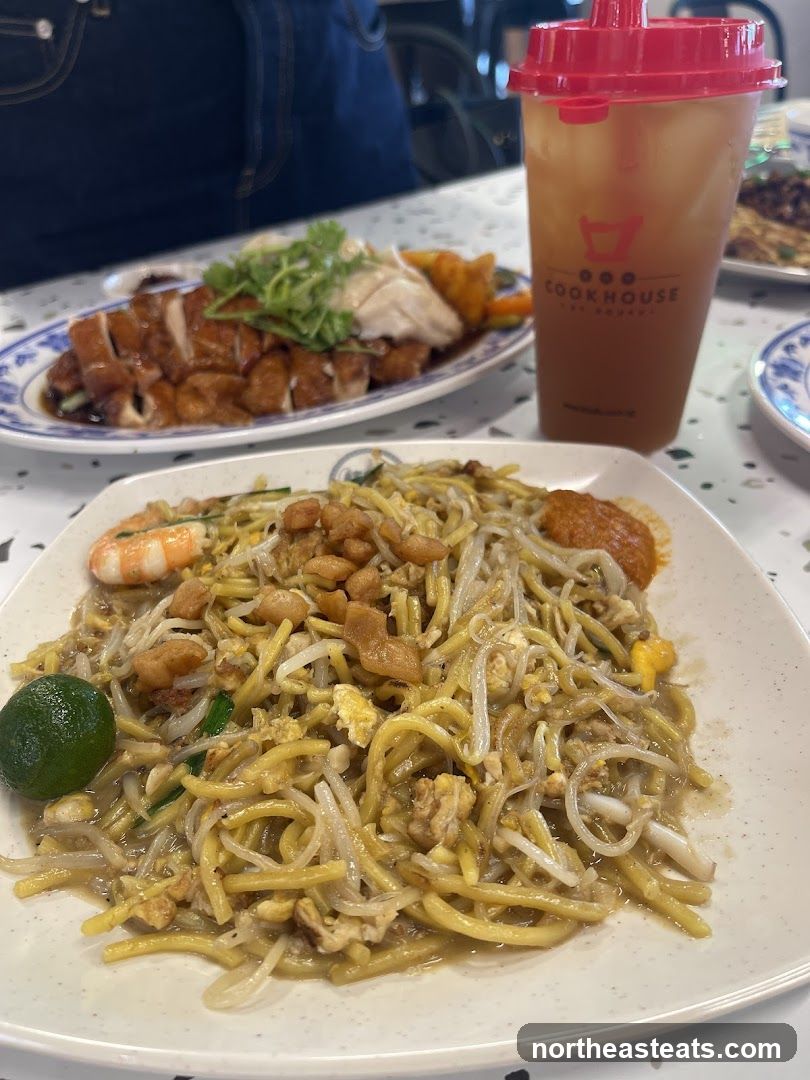 Noodles and Chicken Dish