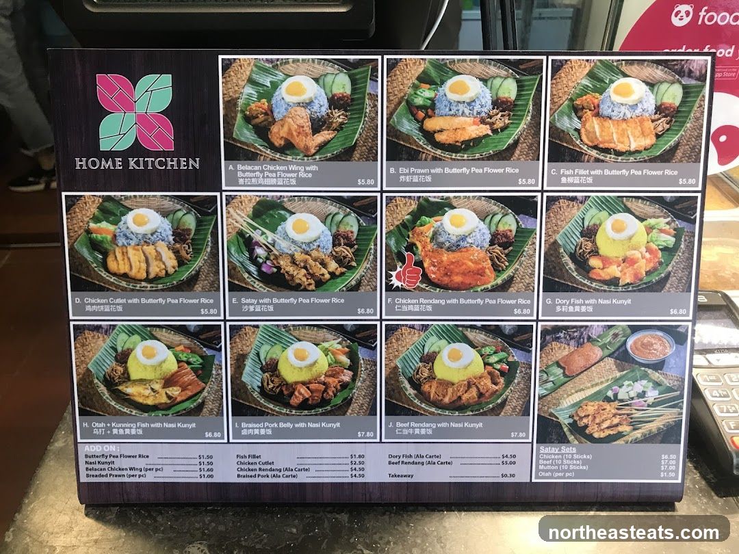HOME KITCHEN Menu