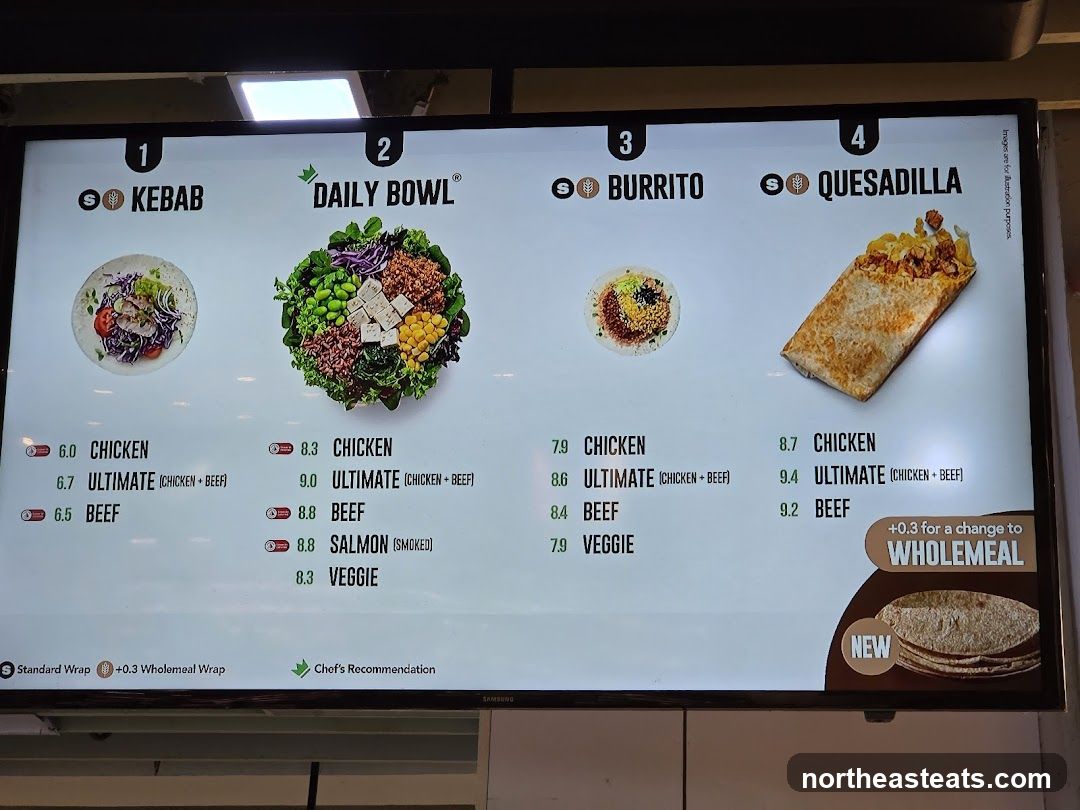 SO KEBAB DAILY BOWL BURRITO QUESADILLA