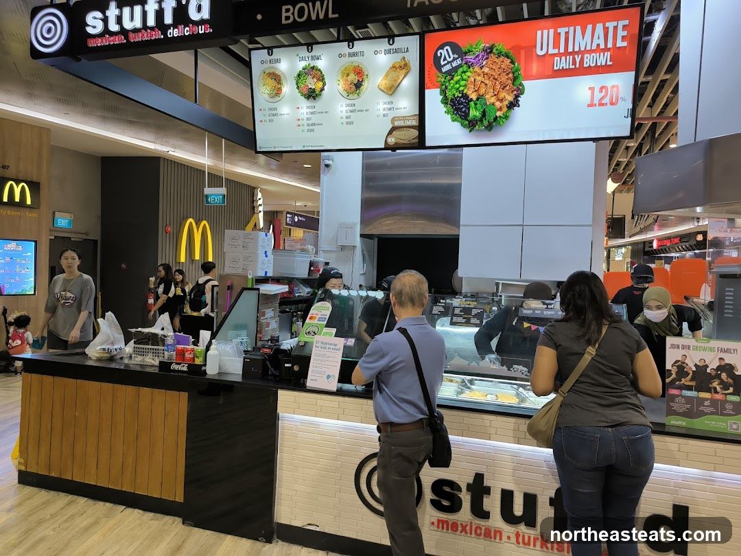 Food stall in a mall