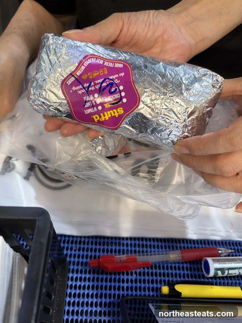Food Item with Sticker