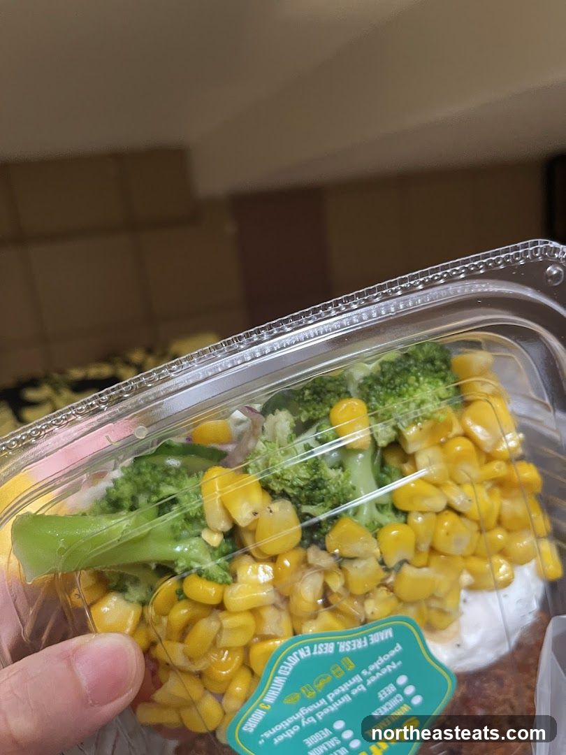 Takeout Container with Salad