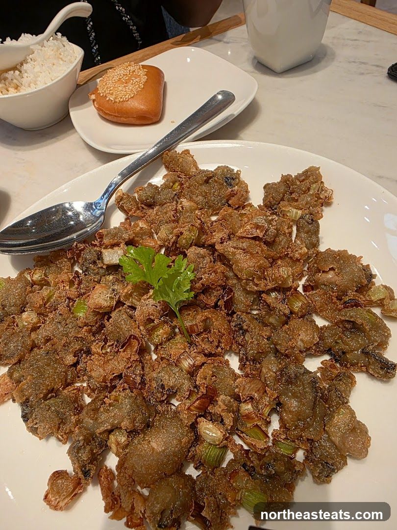 Fried Oysters with Scallions
