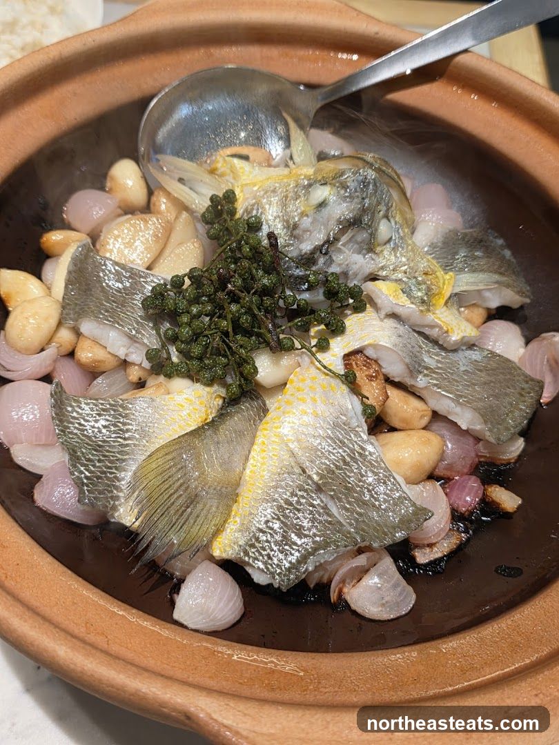 Steamed Fish with Shallots and Garlic