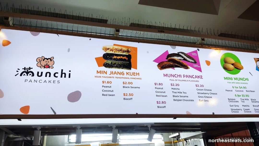 Munchi Pancakes Menu