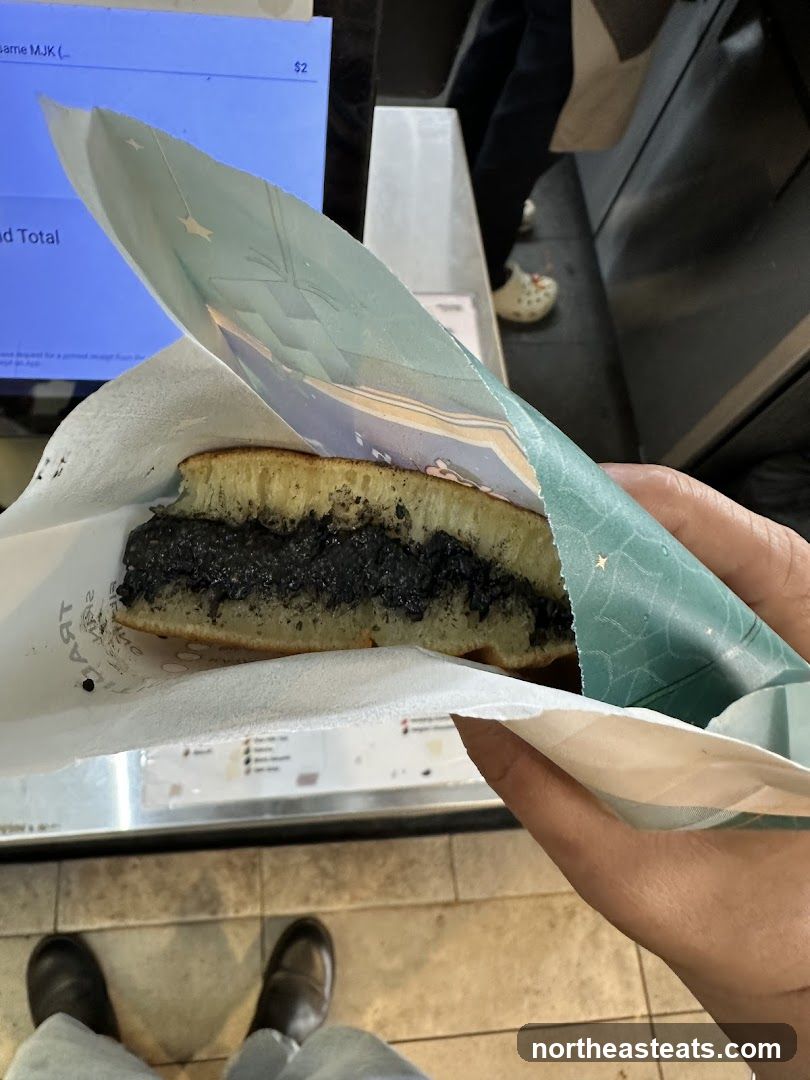 Pancake with Black Sesame Filling