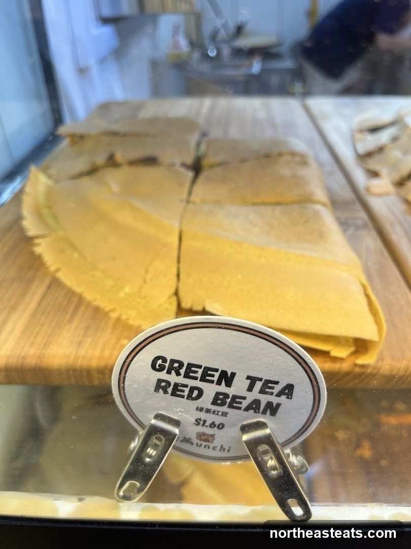 Green Tea Red Bean Pastry