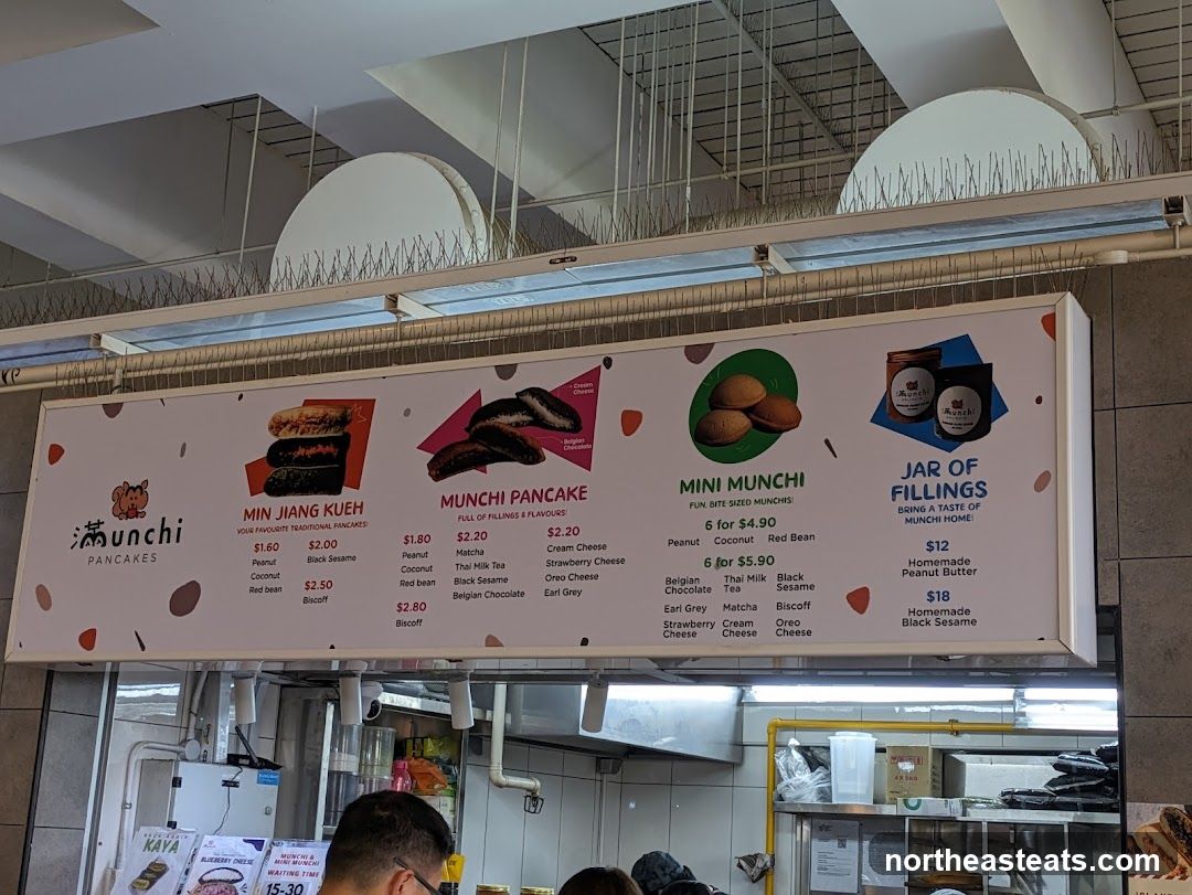 Munchi Pancakes Menu