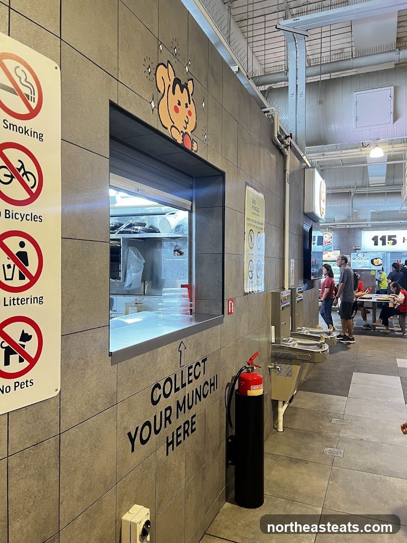Food Stall Collection Window