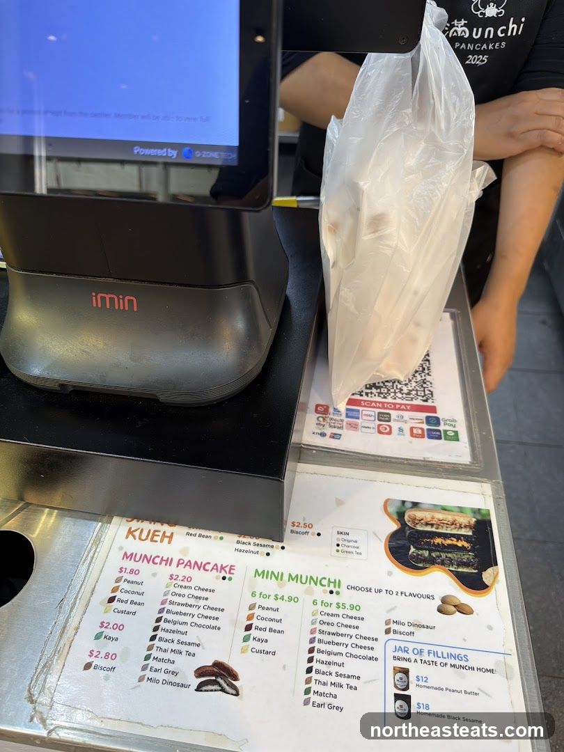 Munchi Pancake Menu