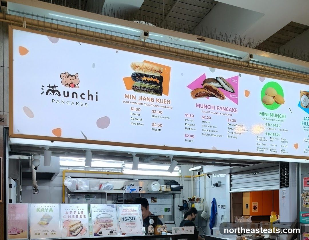 Munchi Pancakes Menu