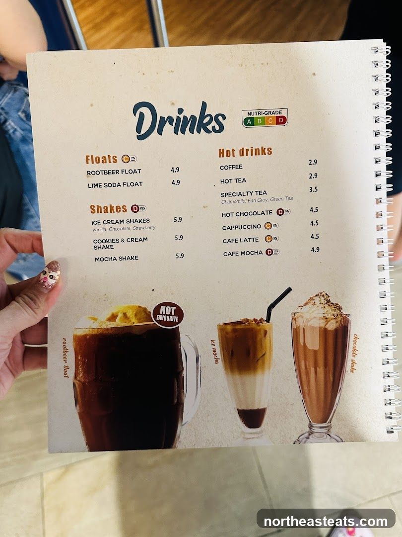 Drinks Menu