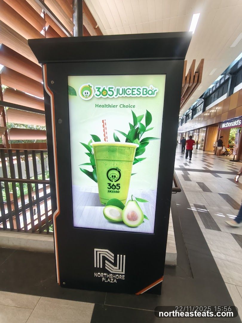 365 Juices Bar Advertisement