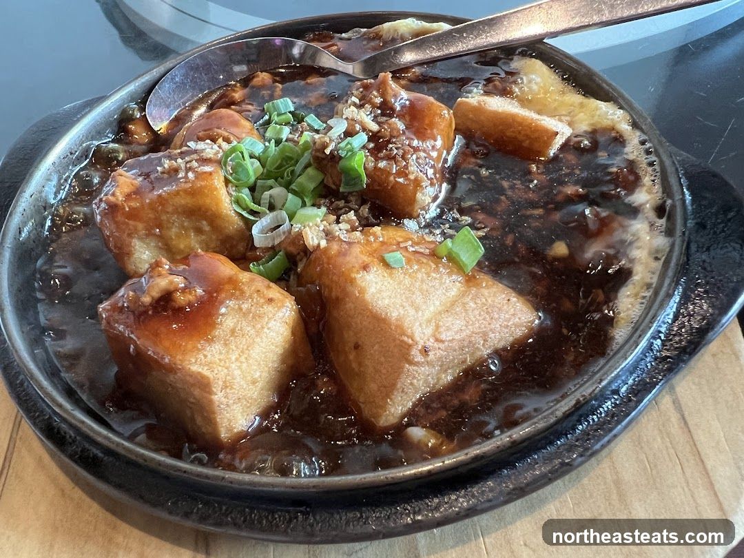 Sizzling Tofu Dish