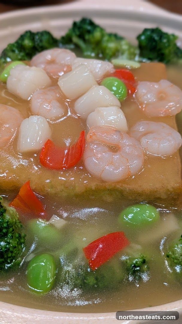 Seafood and Tofu Dish