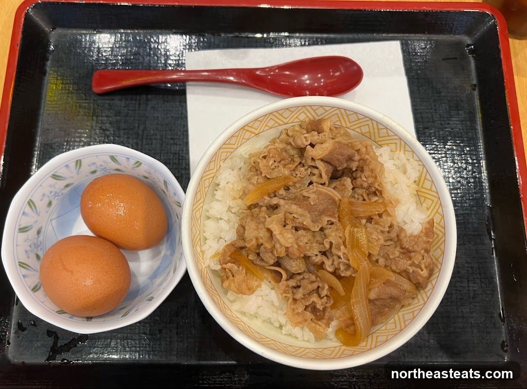 Beef Bowl with Eggs