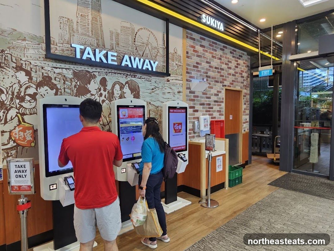 Sukiya Take Away Kiosks
