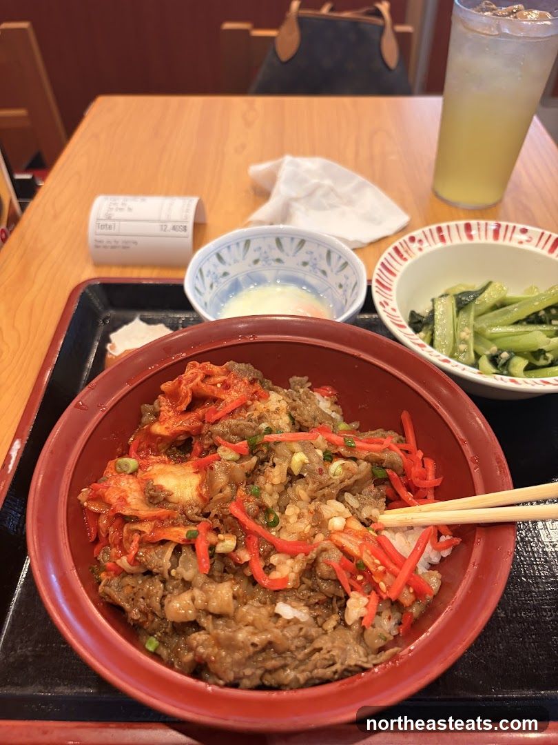 Beef Bowl with Kimchi