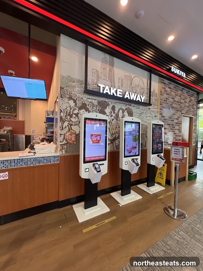 Sukiya Take Away Kiosks