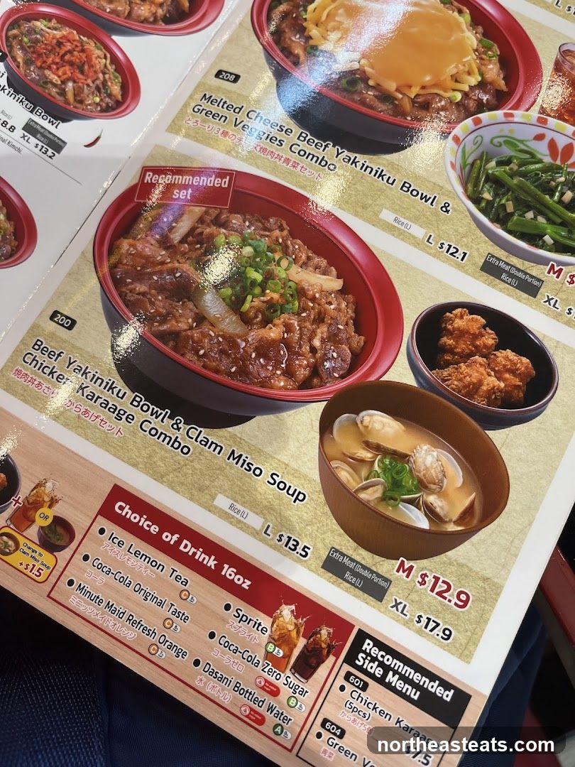 Japanese Menu