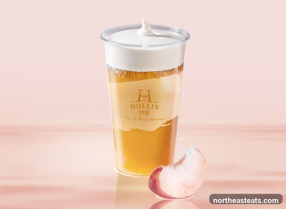 Peach Tea with Cream