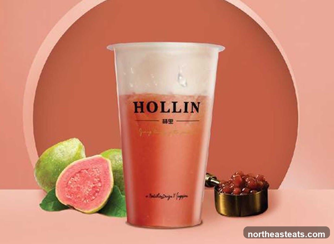 Guava Drink with Boba