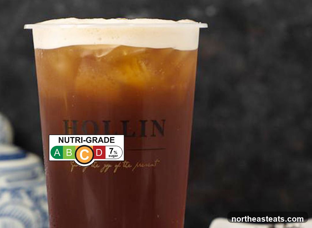 Iced Tea with Creamy Topping