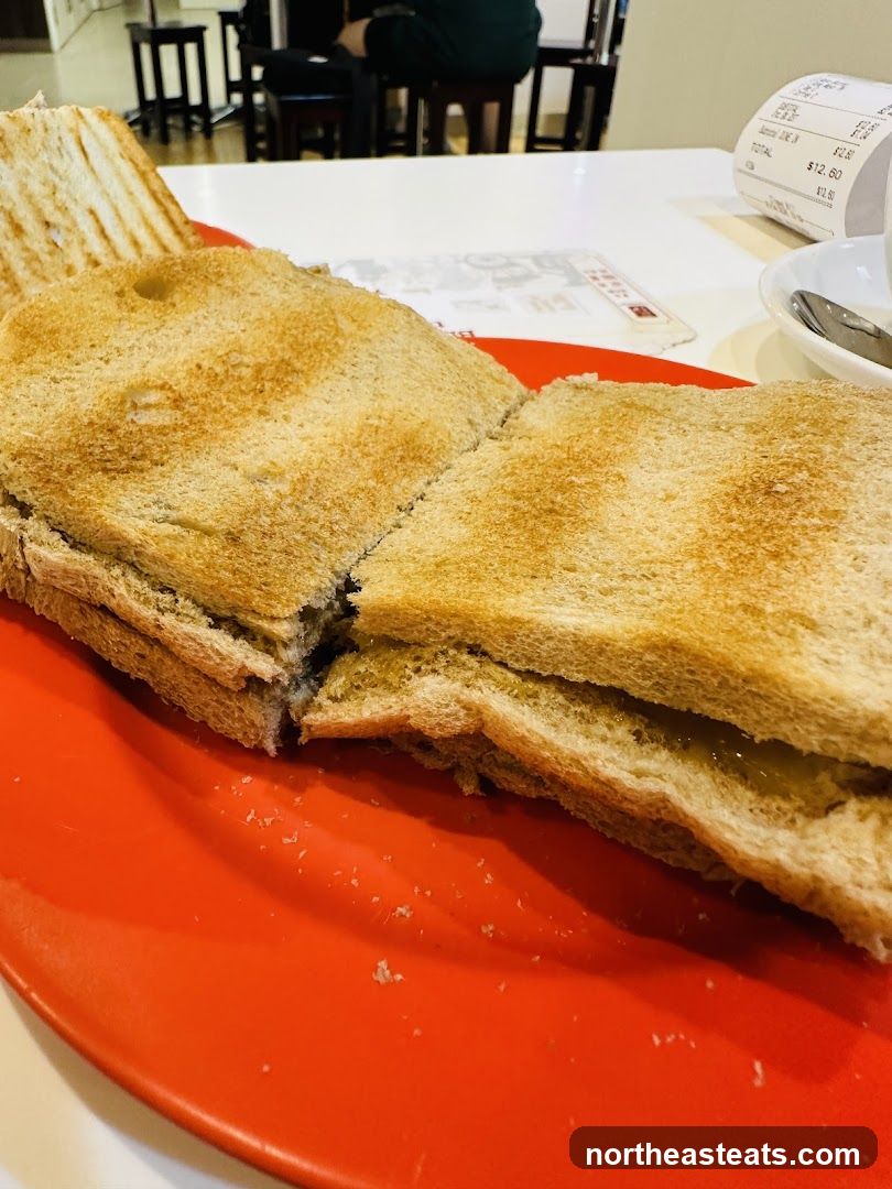 Toast with filling