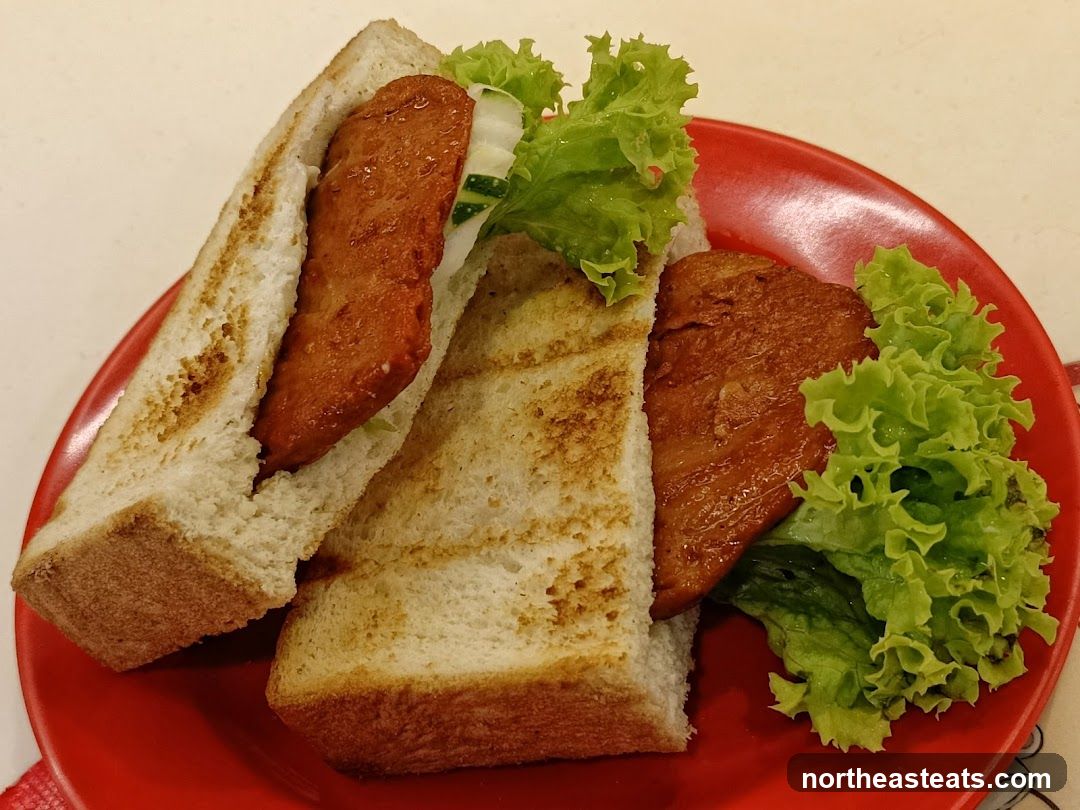 Sandwich with Lettuce and Cucumber