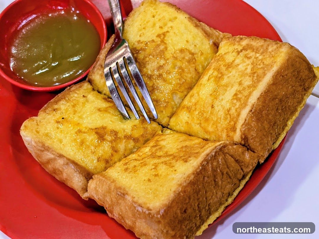 French Toast with Kaya Dip