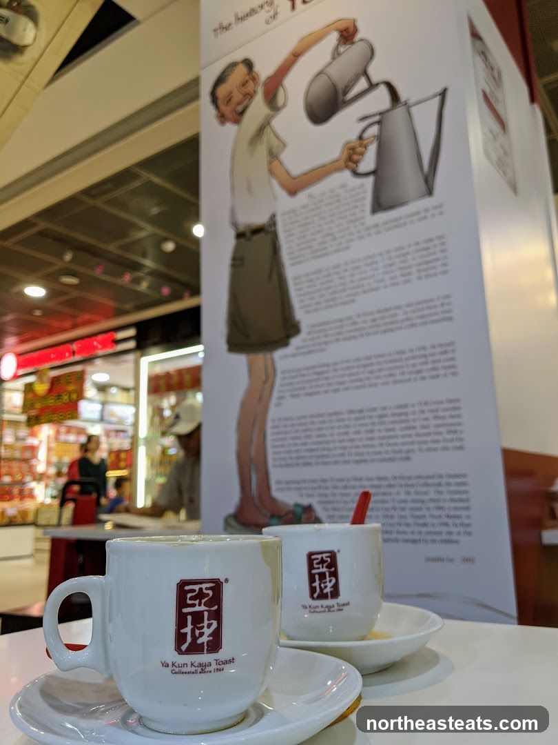 Ya Kun Kaya Toast Display