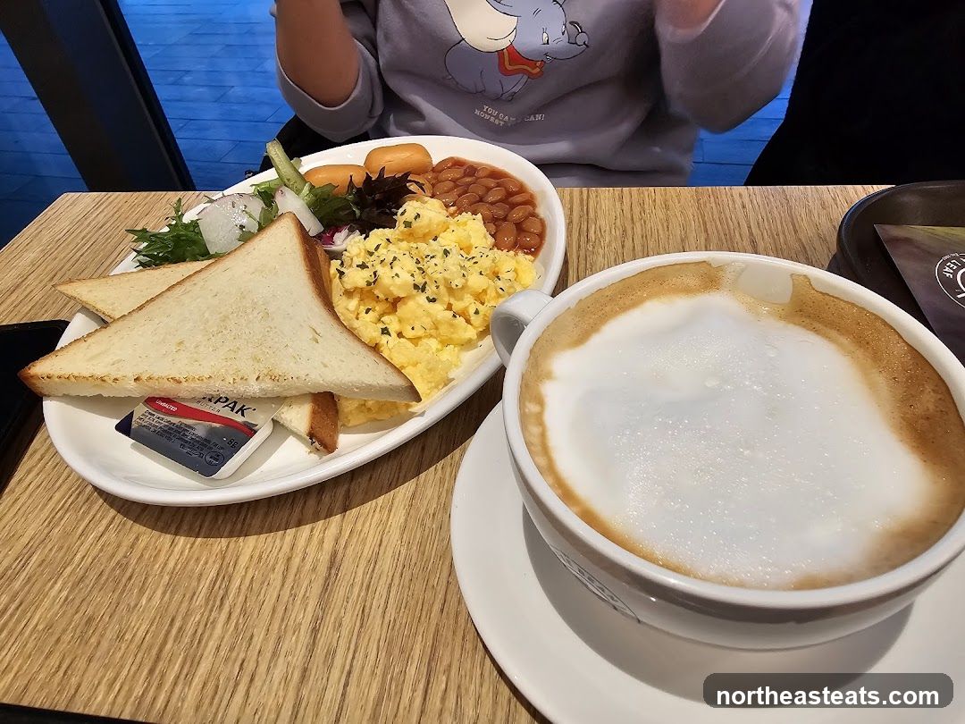 Breakfast Platter and Coffee