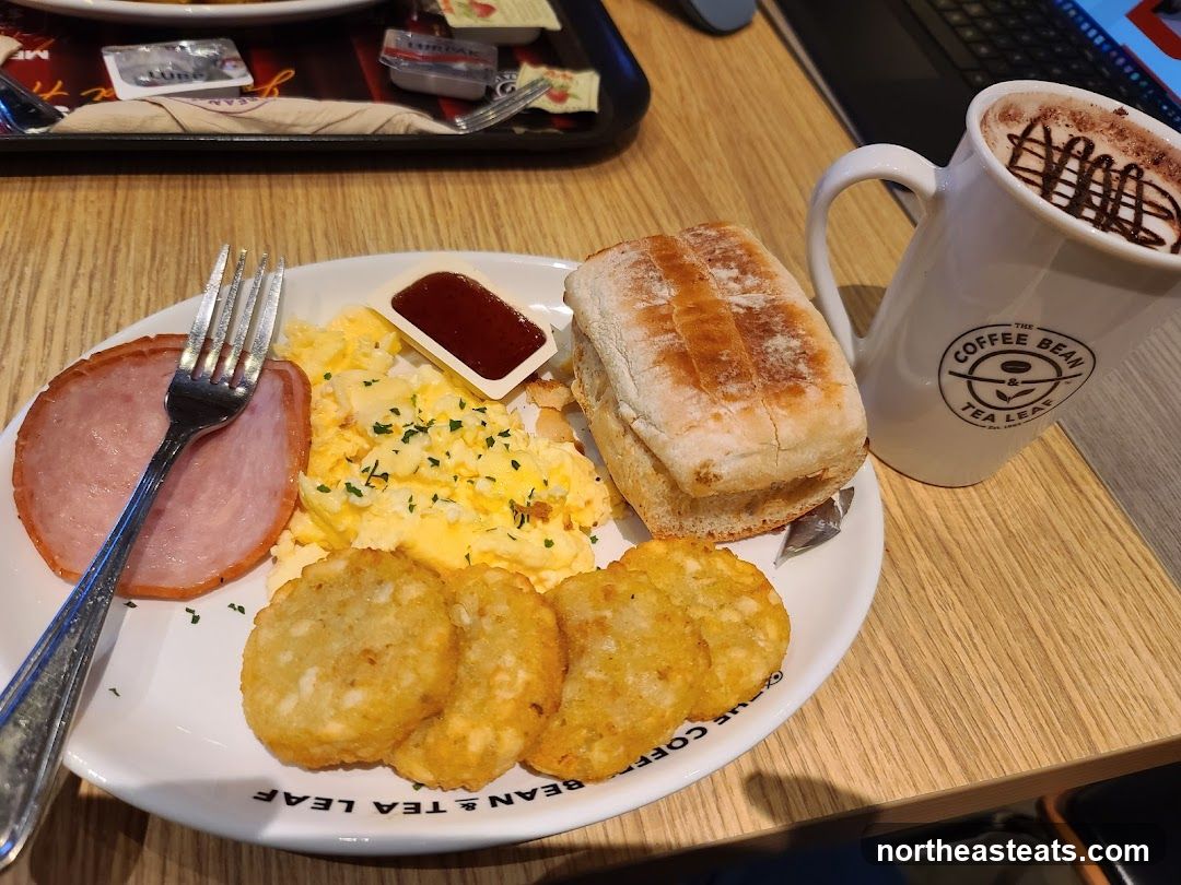 Breakfast Platter with Coffee