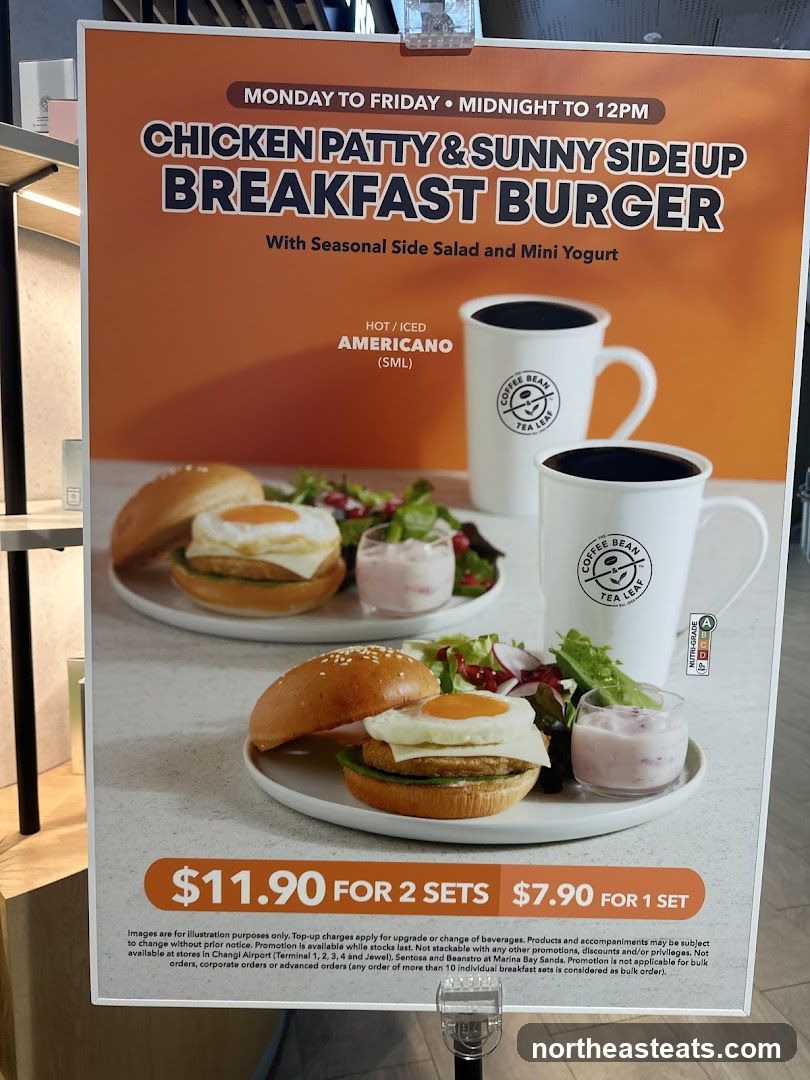 Chicken Patty & Sunny Side Up Breakfast Burger Promotion