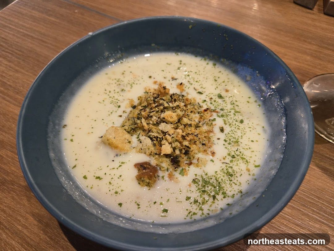 Creamy Soup with Toppings