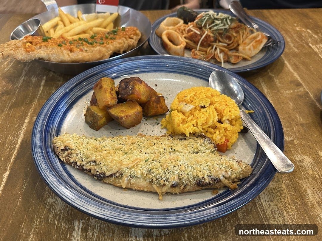 Three Plates of Food