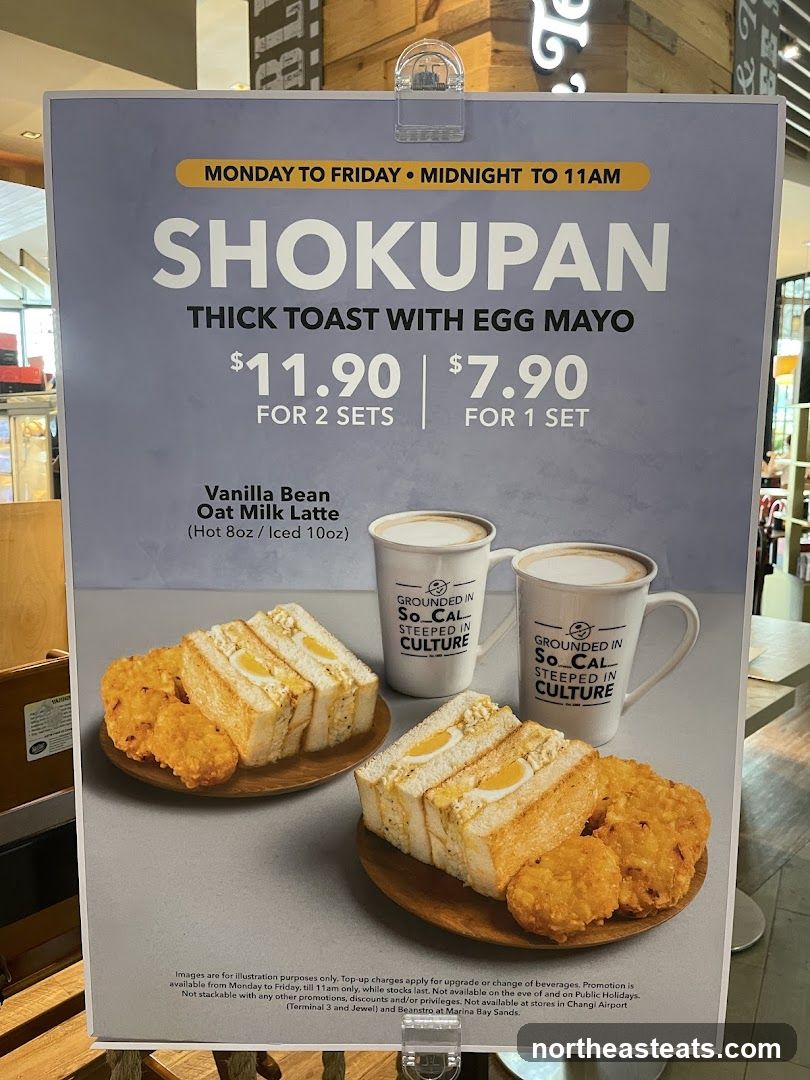 Shokupan Thick Toast with Egg Mayo Promotion