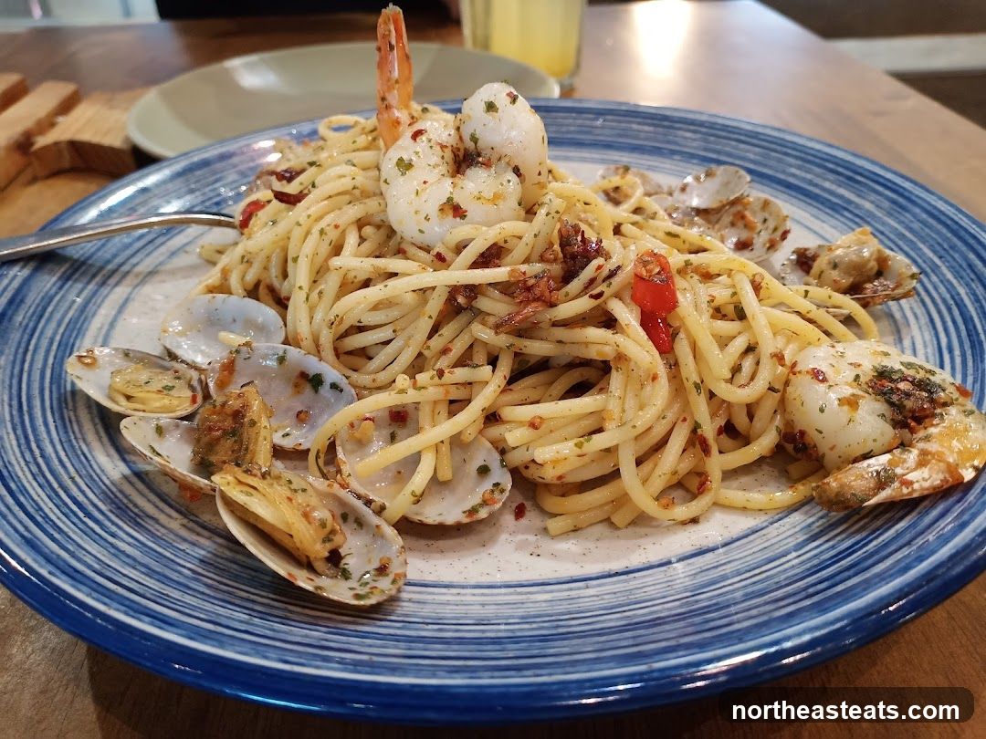 Spaghetti with Shrimp and Clams