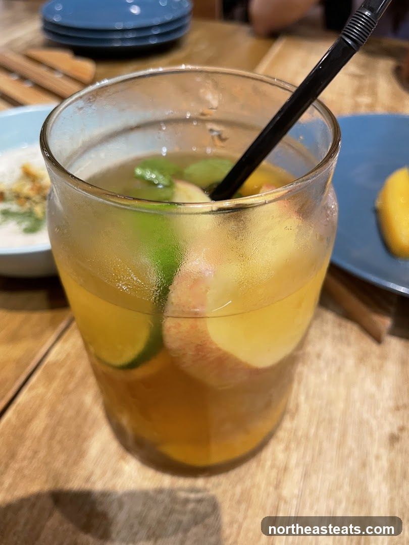 Fruity Drink with Straw