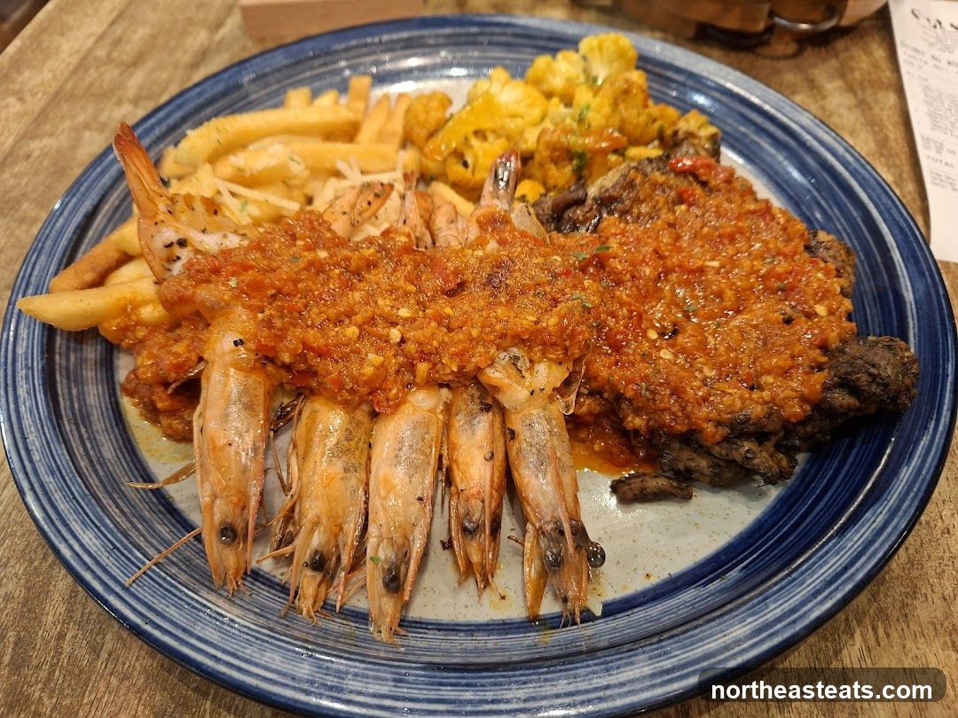 Seafood and Steak Platter