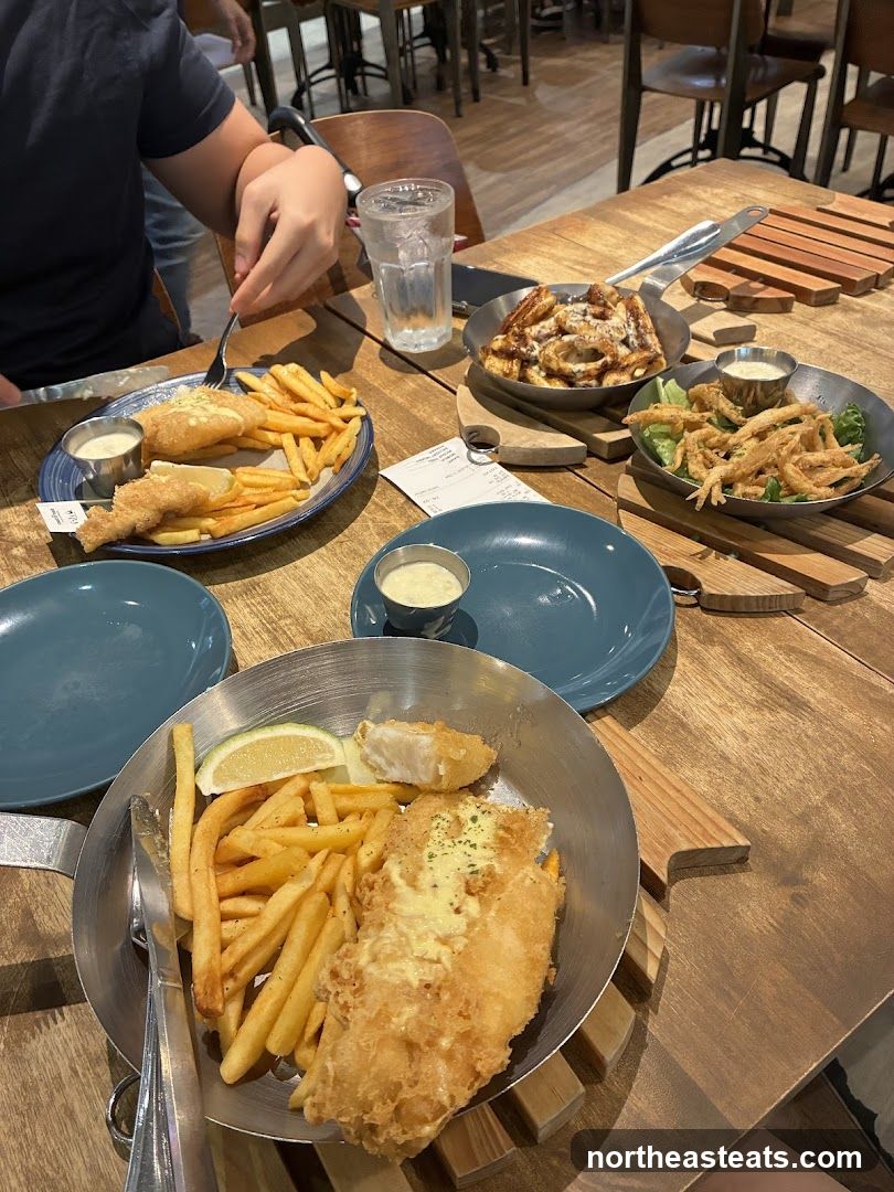 Fish and Chips with Sides