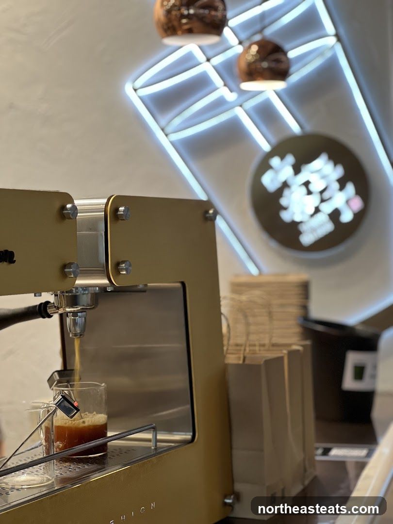 Espresso Machine in Action