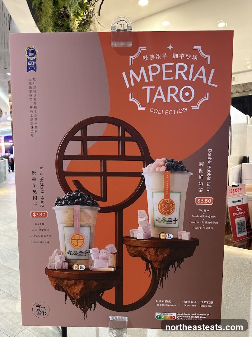 Imperial Taro Collection Menu