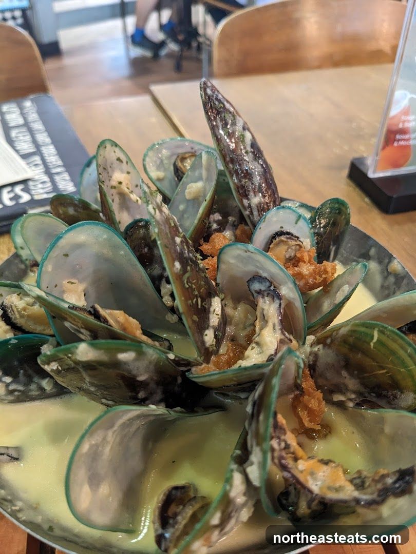 Mussels in Cream Sauce