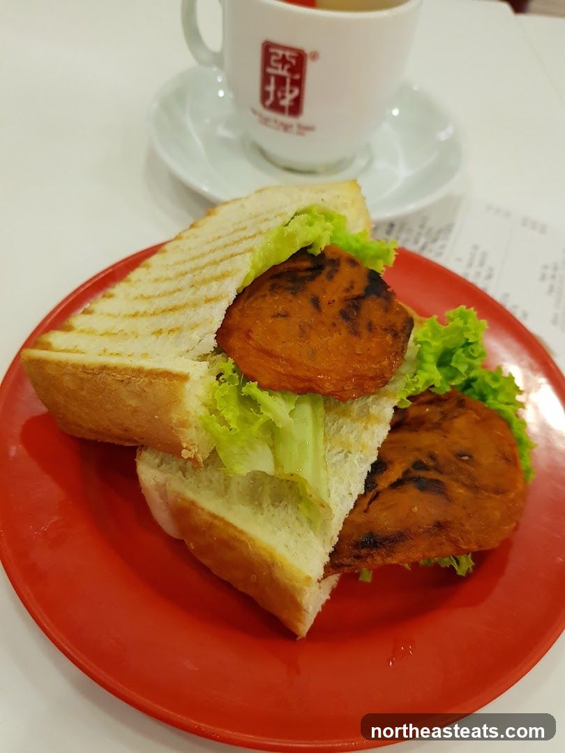 Sandwich and Coffee