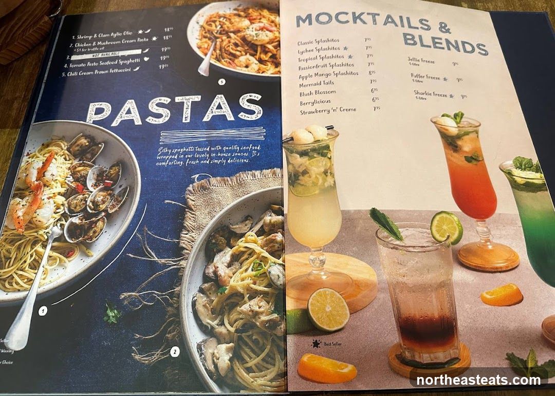 Pastas, Mocktails & Blends