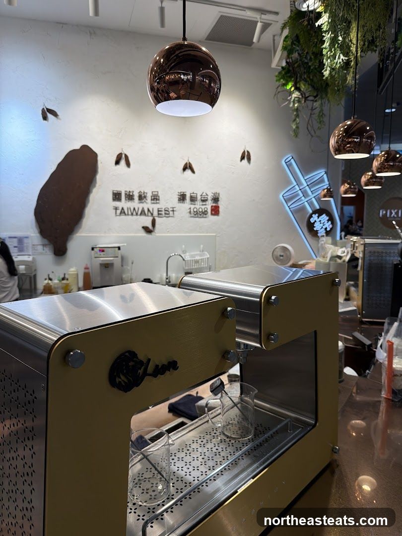 Bubble Tea Shop Interior