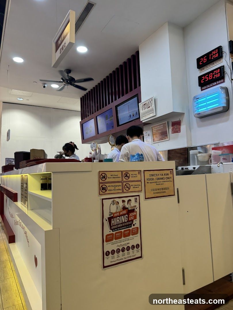 Hiring Poster and Food Collection Displays