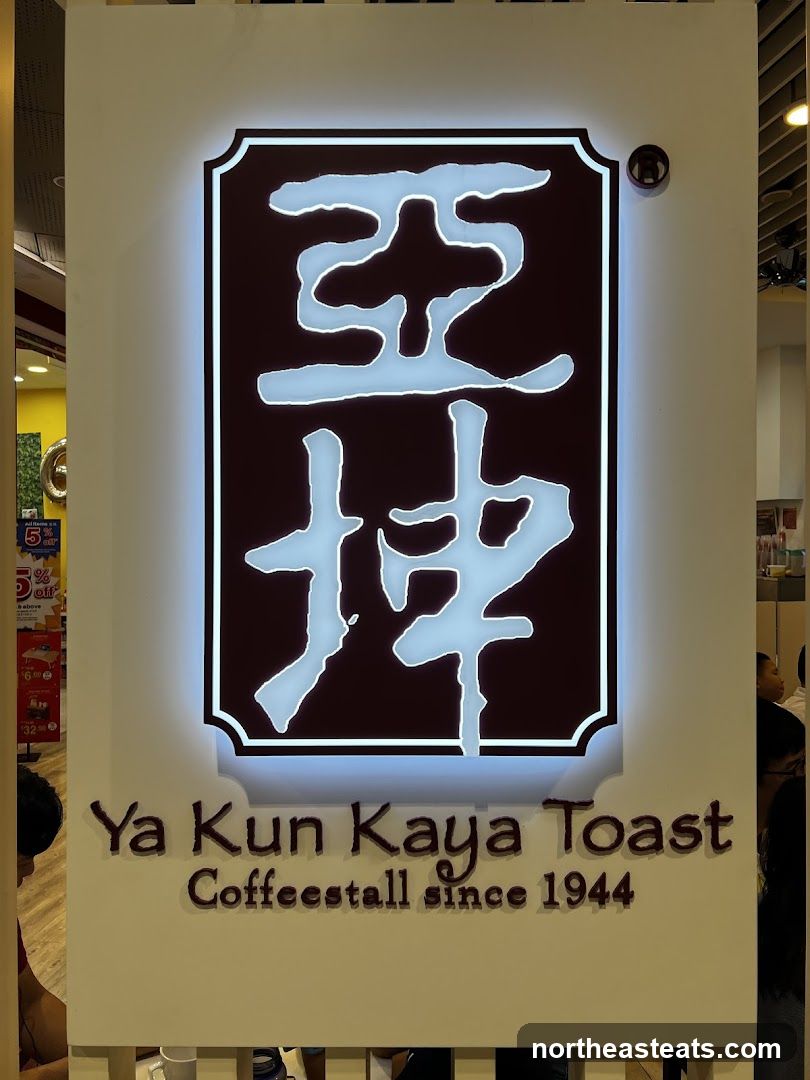 Ya Kun Kaya Toast Sign