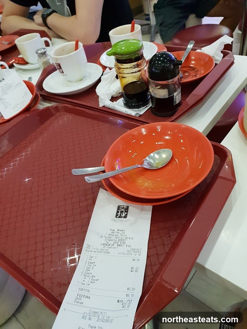 Receipt and Table Setting
